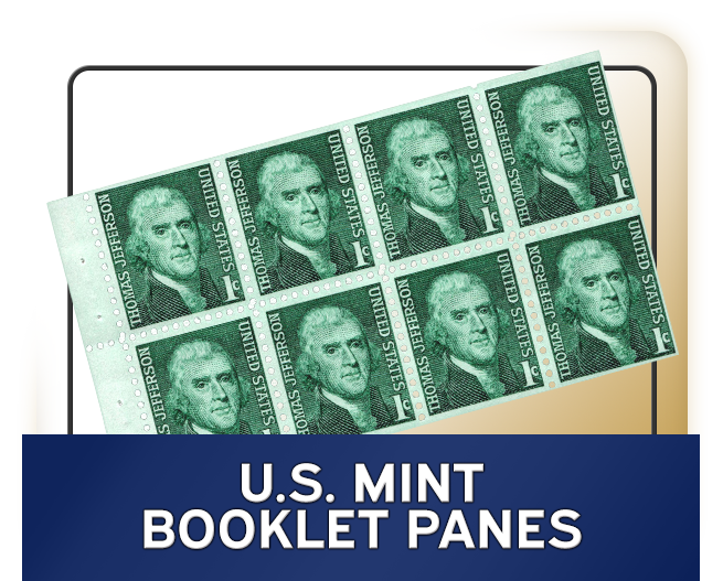 H.E. Harris U.S. Mint Booklet Panes