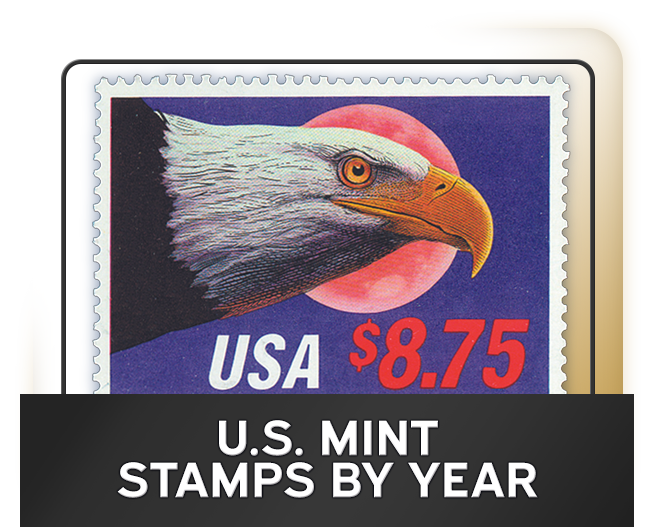 H.E. Harris U.S. Mint Stamps By Year