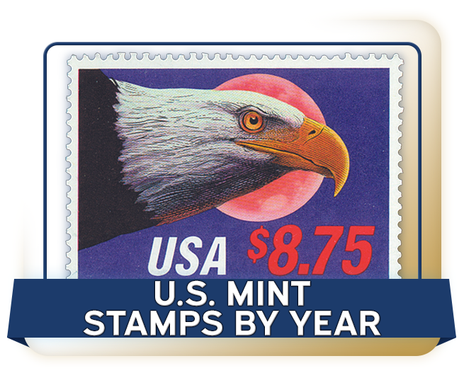 H.E. Harris U.S. Mint Stamps By Year