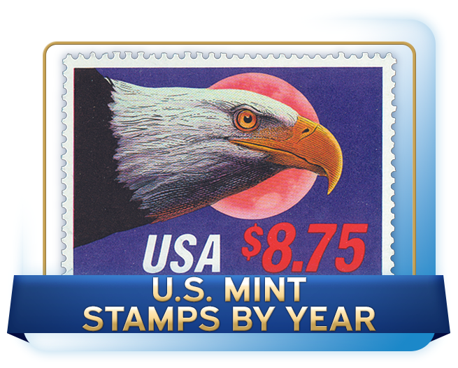 H.E. Harris U.S. Mint Stamps By Year