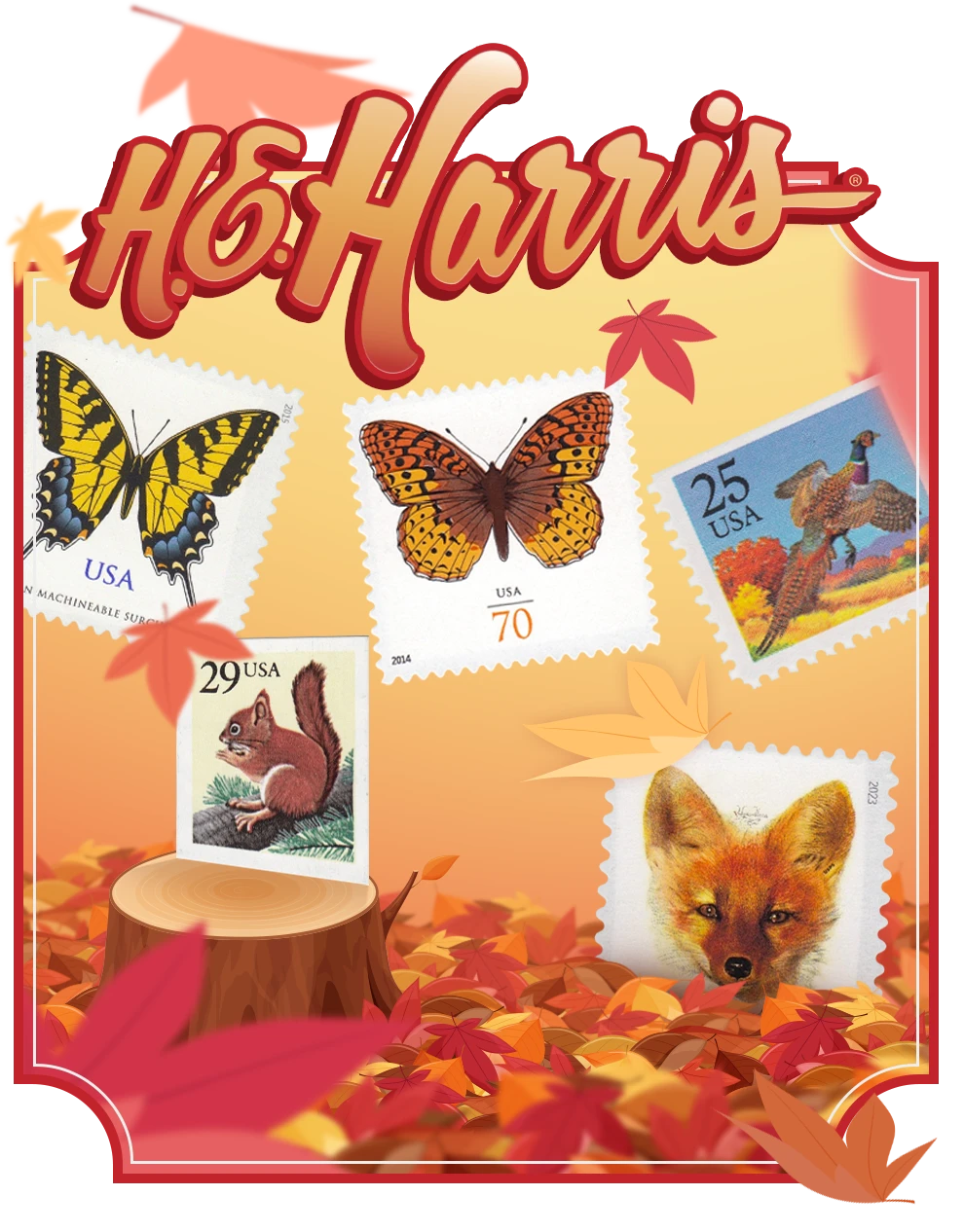 H.E. Harris Fall Banner